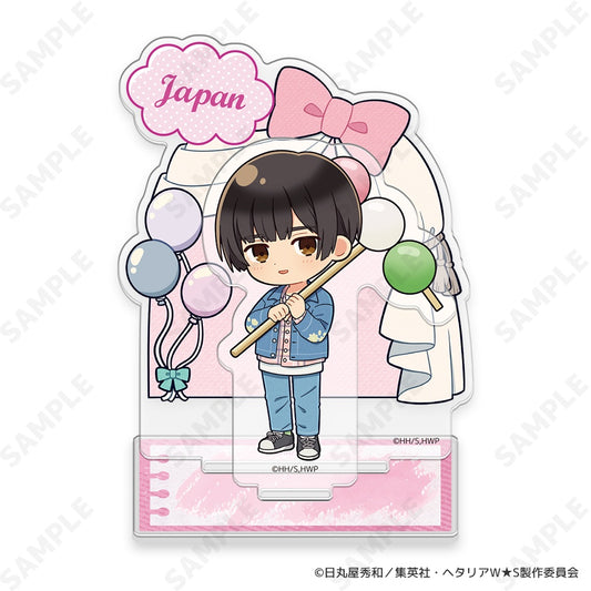 ヘタリア World☆Stars アクリルスタンド 3 日本-Greetings with Denim Style-[ドレセレmini]【予約商品】