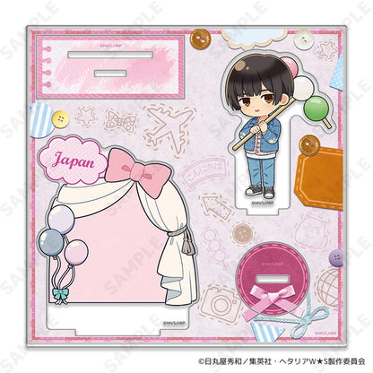 ヘタリア World☆Stars アクリルスタンド 3 日本-Greetings with Denim Style-[ドレセレmini]【予約商品】