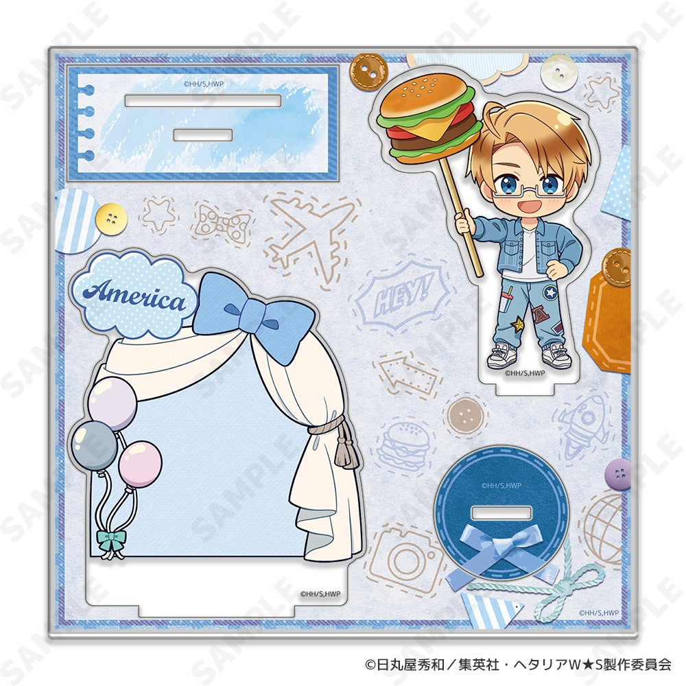 ヘタリア World☆Stars アクリルスタンド 4 アメリカ-Greetings with Denim Style-[ドレセレmini]【予約商品】