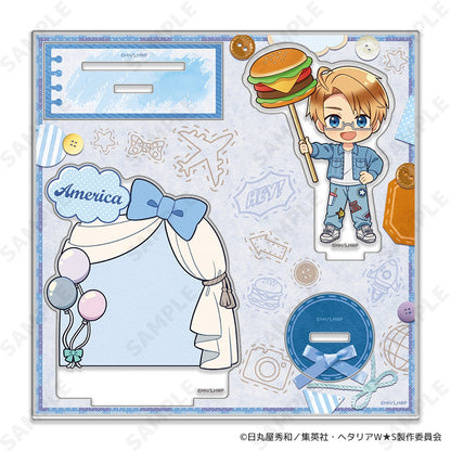 ヘタリア World☆Stars アクリルスタンド 4 アメリカ-Greetings with Denim Style-[ドレセレmini]【予約商品】