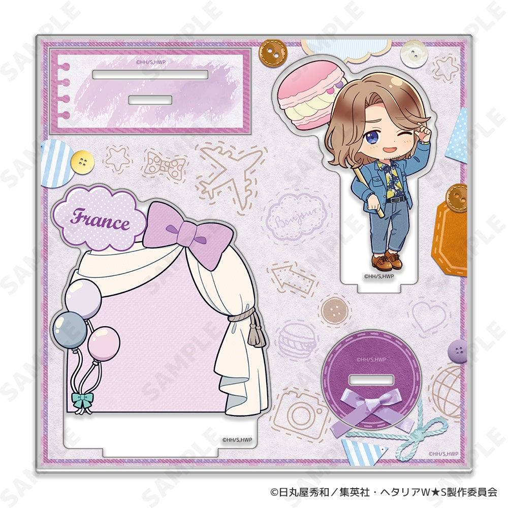ヘタリア World☆Stars アクリルスタンド 6 フランス-Greetings with Denim Style-[ドレセレmini]【予約商品】