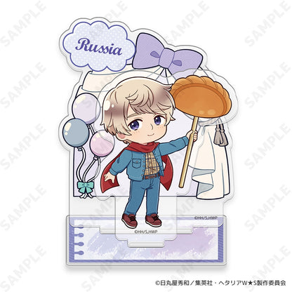 ヘタリア World☆Stars アクリルスタンド 7 ロシア-Greetings with Denim Style-[ドレセレmini]【予約商品】