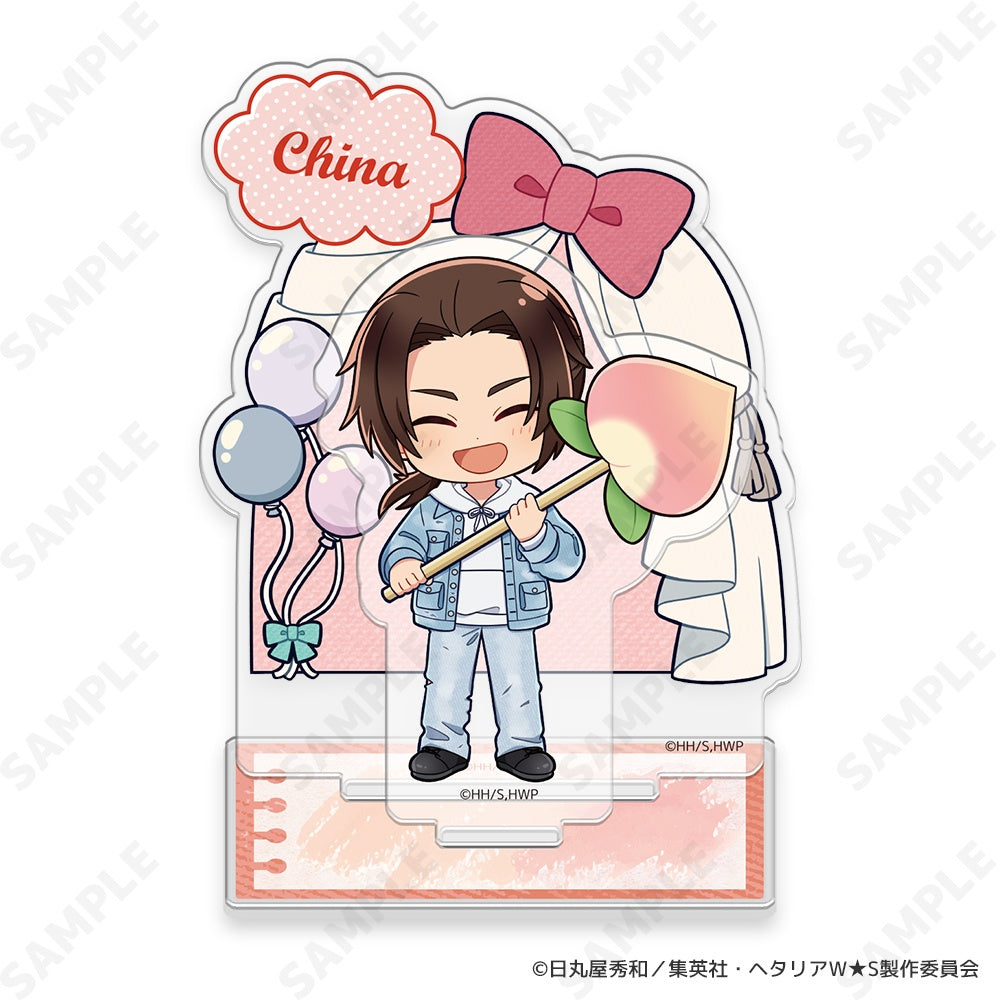 ヘタリア World☆Stars アクリルスタンド 8 中国-Greetings with Denim Style-[ドレセレmini]【予約商品】