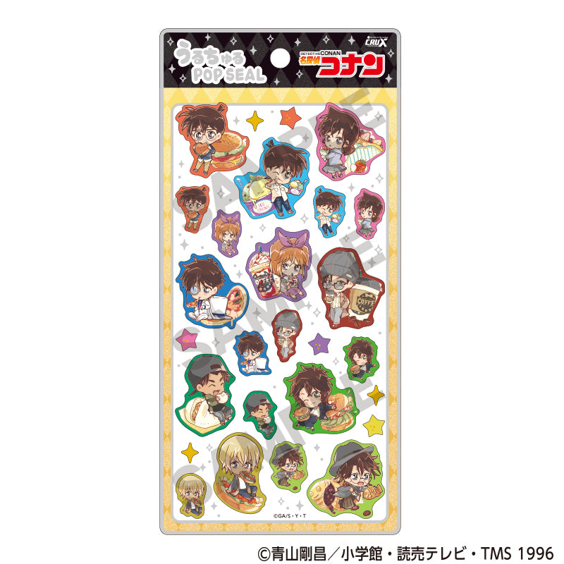名探偵コナン うるちゅるPOP SEAL きゃらペコ ジャンクフード【予約商品】