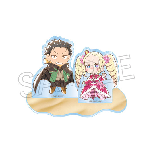Re:ゼロから始める異世界生活 ミニキャラアクリルスタンド スバル&ベアトリス【予約商品】