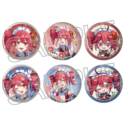 【Box/6】重音テト 和風モダンカフェ 缶バッジ【予約商品】