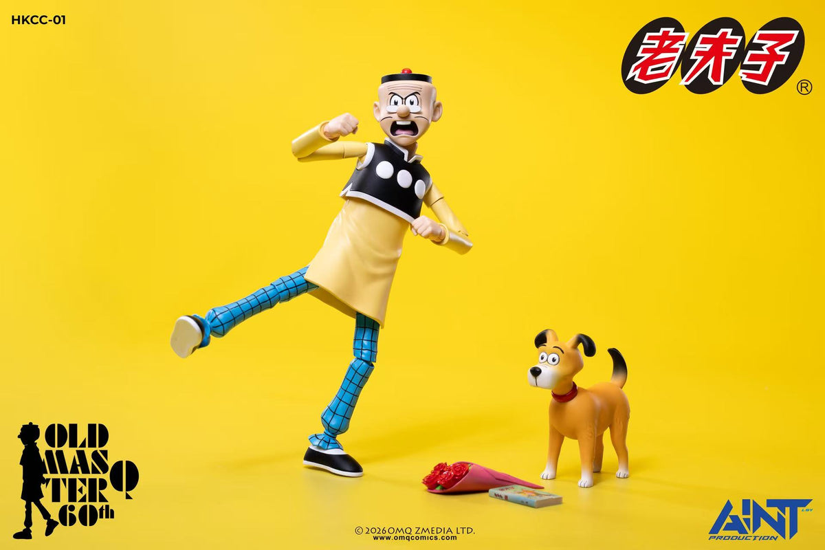 AINT Production HKCC-01 老夫子(ラオフウジ) 1/12スケール 可動フィギュア 60周年記念版【予約商品】