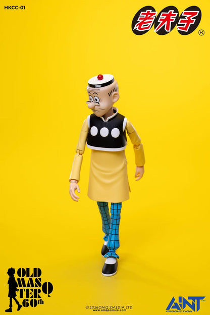 AINT Production HKCC-01 老夫子(ラオフウジ) 1/12スケール 可動フィギュア 60周年記念版【予約商品】