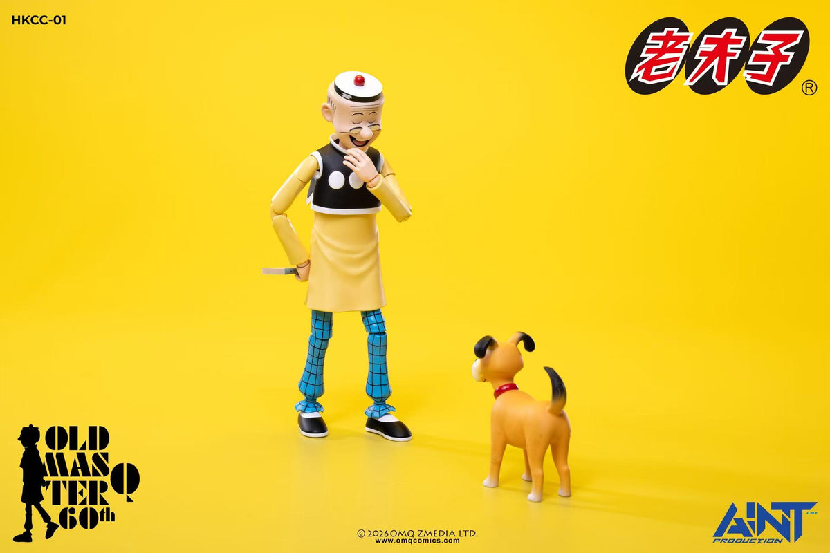 AINT Production HKCC-01 老夫子(ラオフウジ) 1/12スケール 可動フィギュア 60周年記念版【予約商品】