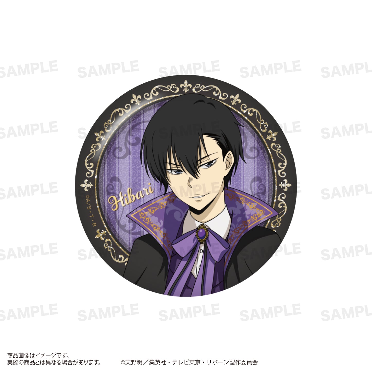【Box/8】家庭教師ヒットマンREBORN! トレーディンググリッター缶バッジ Vampire Ver.