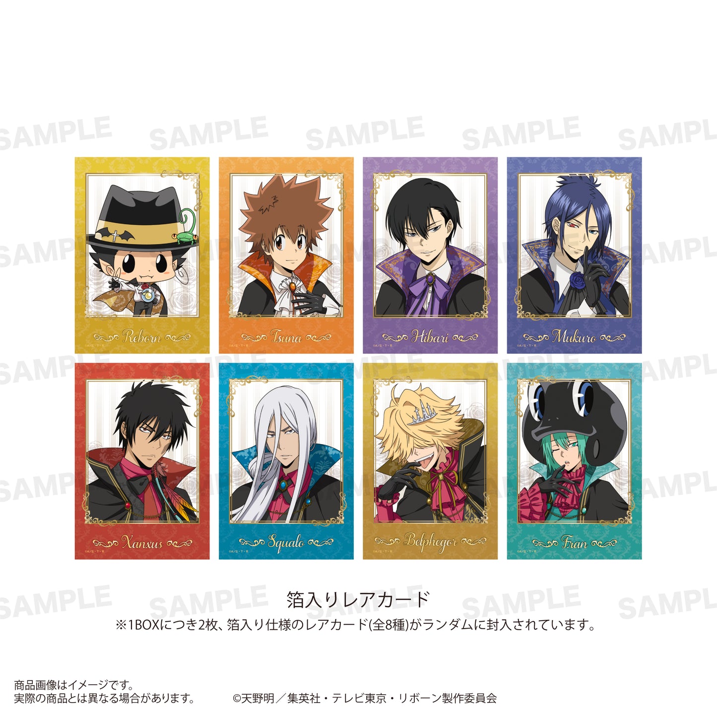 【Box/18】家庭教師ヒットマンREBORN! トレーディングフォト風カード Vampire Ver.