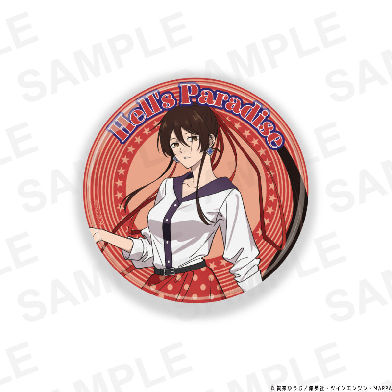 【Box/5】地獄楽 描き下ろし トレーディング缶バッジ ロカビリーファッションVer.【予約商品】