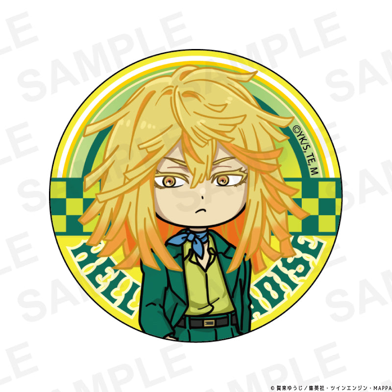 【Box/12】地獄楽 ミニキャラ トレーディング缶バッジ ロカビリーファッションVer.【予約商品】