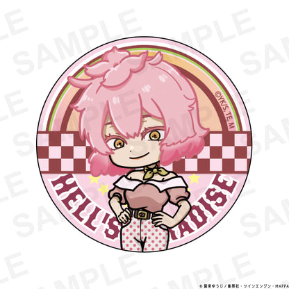 【Box/12】地獄楽 ミニキャラ トレーディング缶バッジ ロカビリーファッションVer.【予約商品】