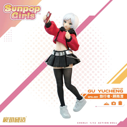 CHENJI CRAFT SUNPOP GIRLS SPG-001 顧雨澄(グーユーチォン) 1/12スケール可動フィギュア【予約商品】