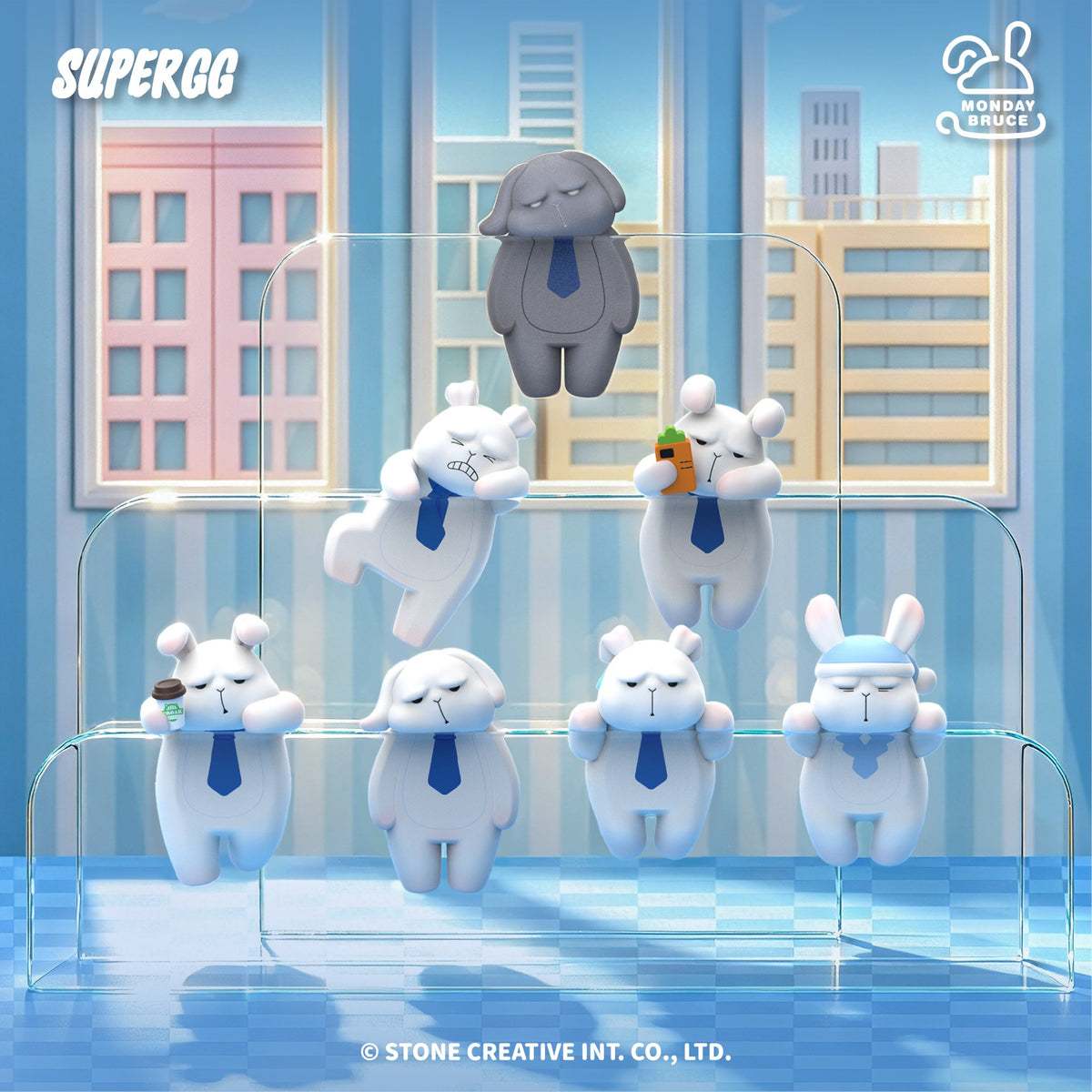 【Box/6】PICOCO 月曜日のブルース くっつきシリーズ トレーディングフィギュア【予約商品】