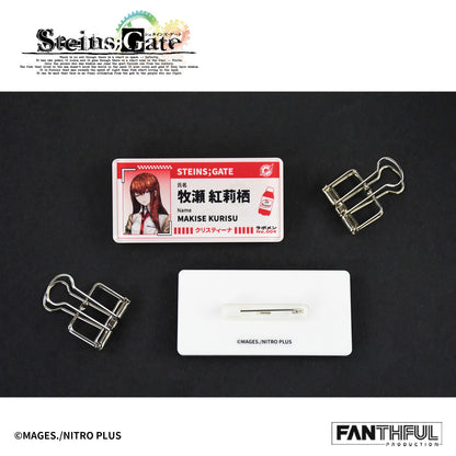 【Box/8】008_FANTHFUL STEINS;GATE FP001SG2026 トレーディングアクリルバッジ【予約商品】