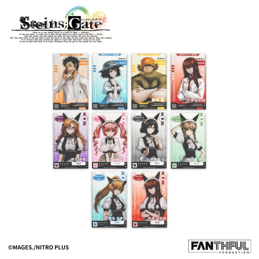 【Box/10】011_FANTHFUL STEINS;GATE FP004SG2026 トレーディングアクリルカード【予約商品】