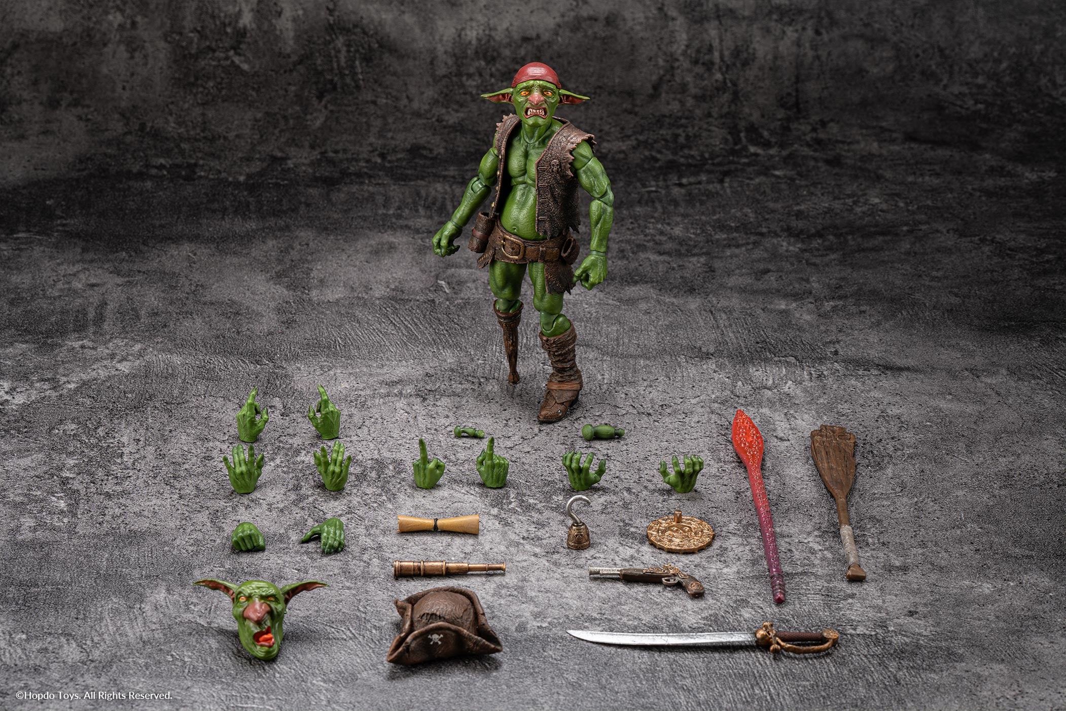 HopDo Toys ゴブリン族シリーズ 海賊ゴブリン 1/12スケール可動