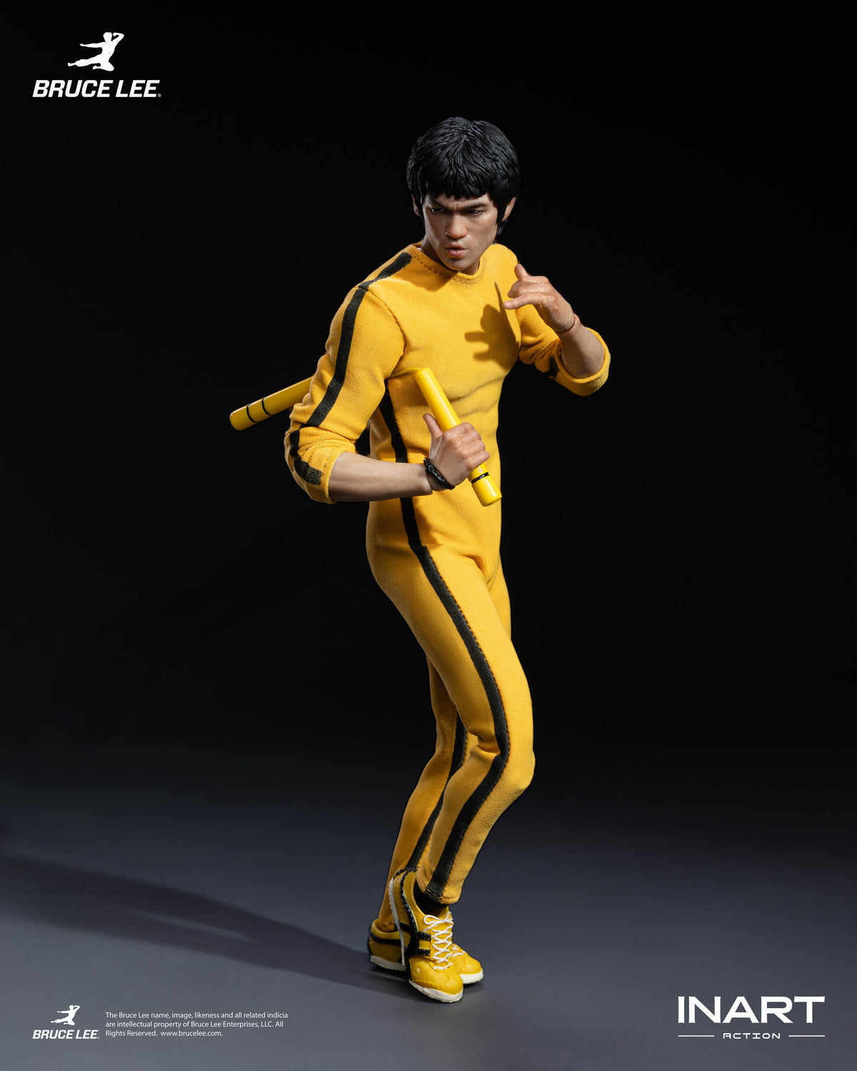INART Action(インアート・アクション) ブルース・リー(イエロー・ジャンプスーツ) 1/12スケール アクションフィギュア【予約商品】