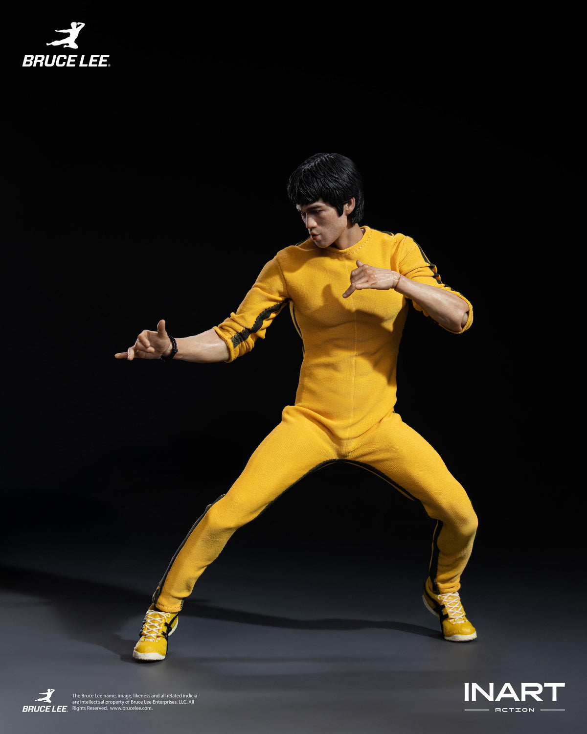 INART Action(インアート・アクション) ブルース・リー(イエロー・ジャンプスーツ) 1/12スケール アクションフィギュア【予約商品】