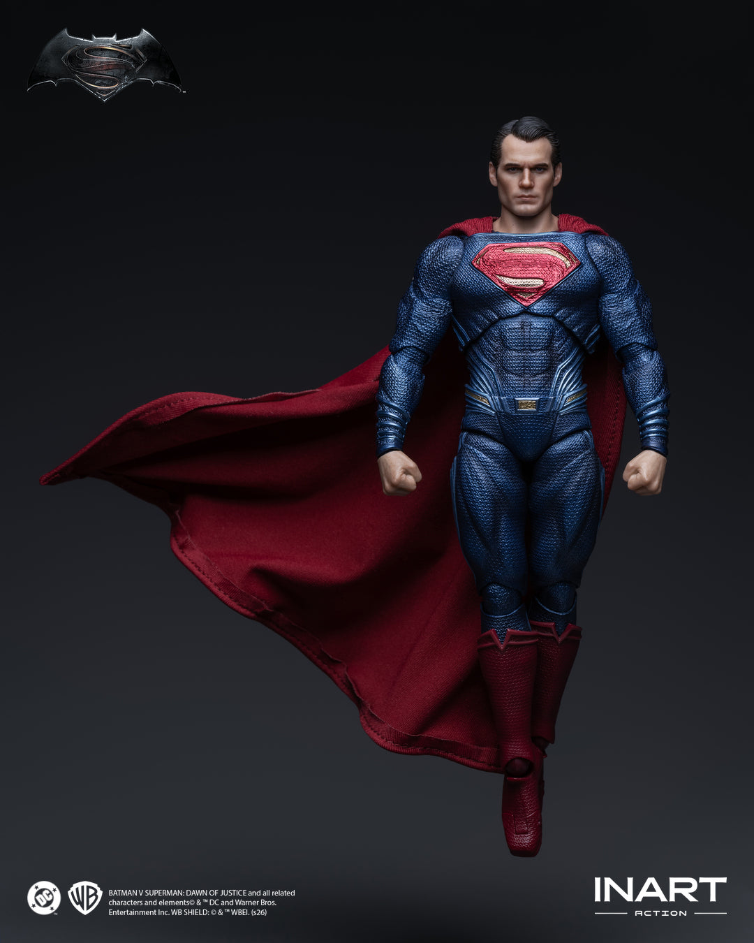 INART Action(インアート・アクション) バットマン vs スーパーマン ジャスティスの誕生 スーパーマン アクションフィギュア【予約商品】