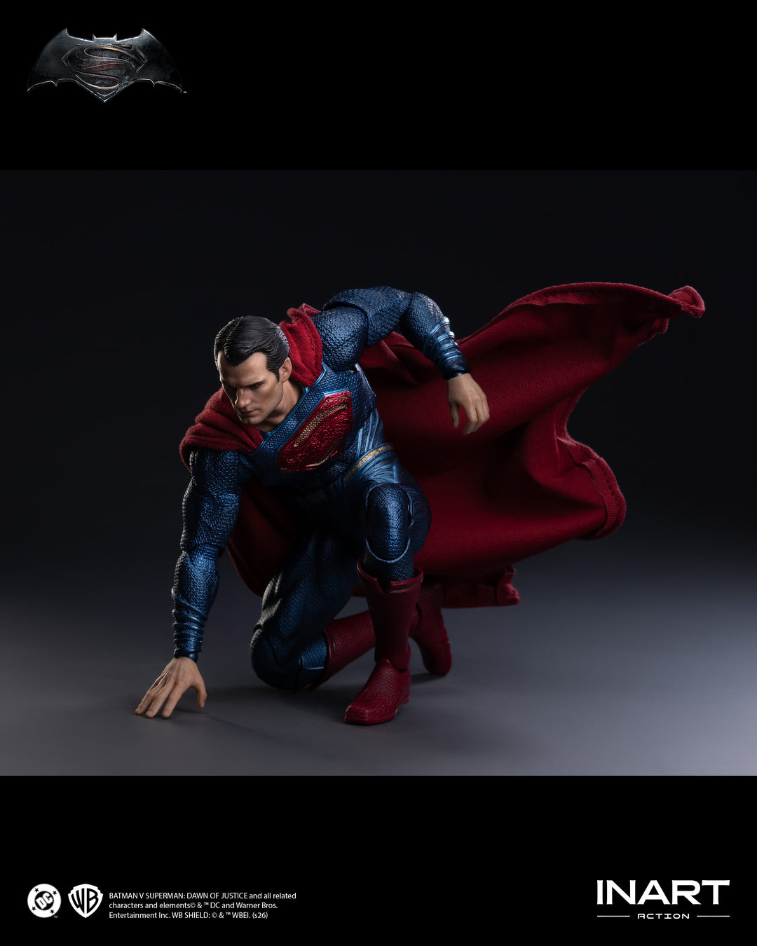 INART Action(インアート・アクション) バットマン vs スーパーマン ジャスティスの誕生 スーパーマン アクションフィギュア【予約商品】