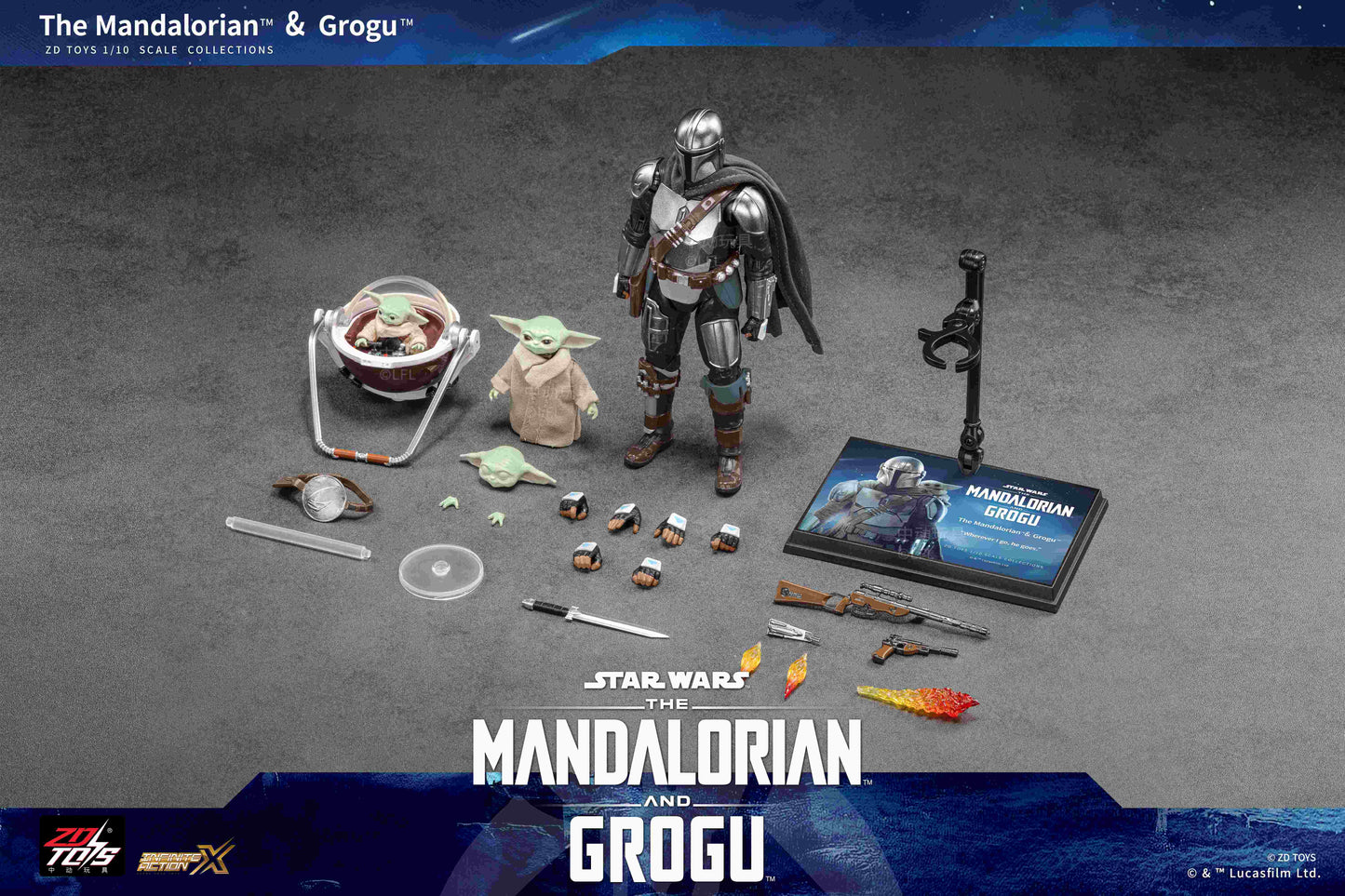 スター・ウォーズ アクションフィギュア マンダロリアン&グローグー【予約商品】