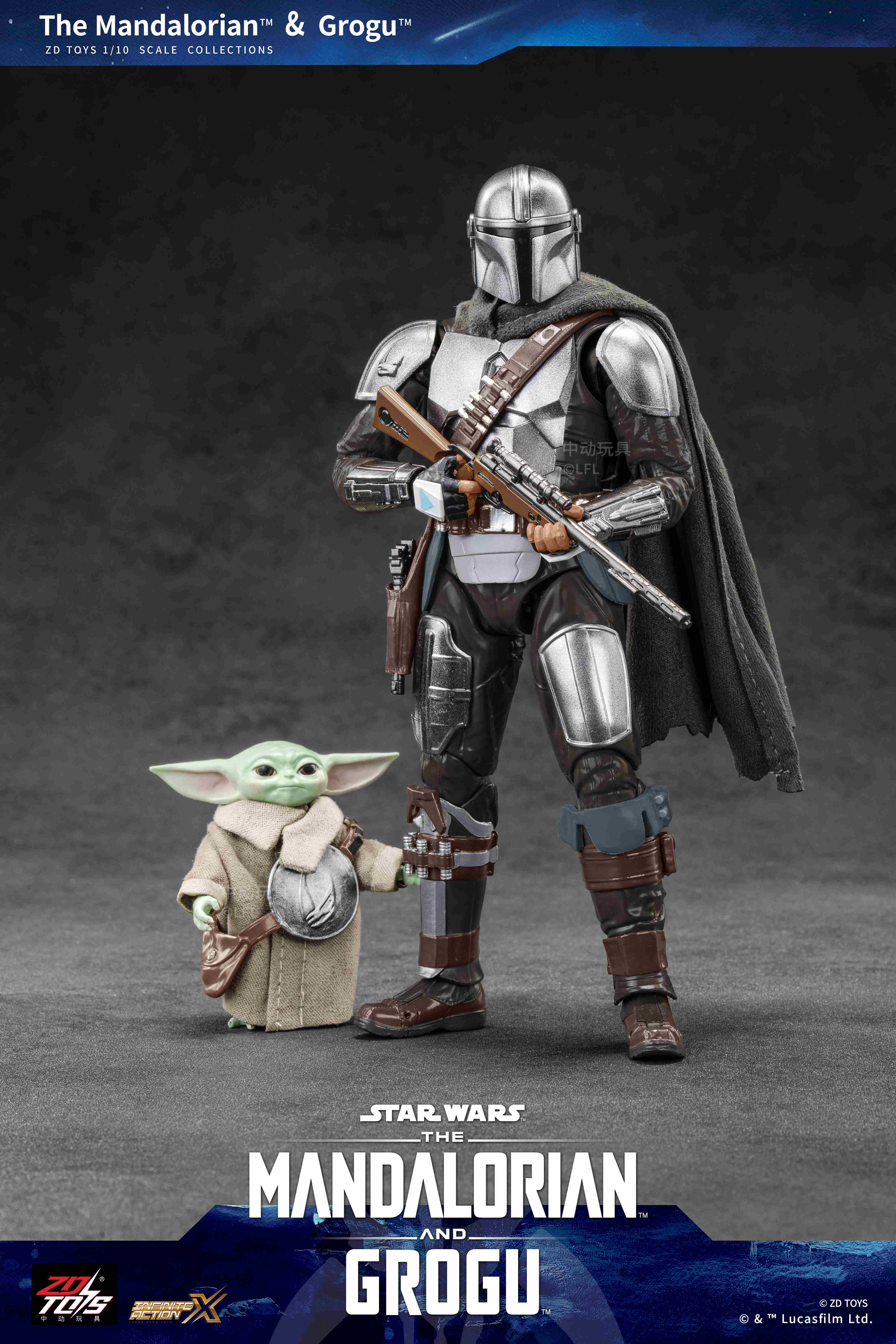 スター・ウォーズ アクションフィギュア マンダロリアン&グローグー