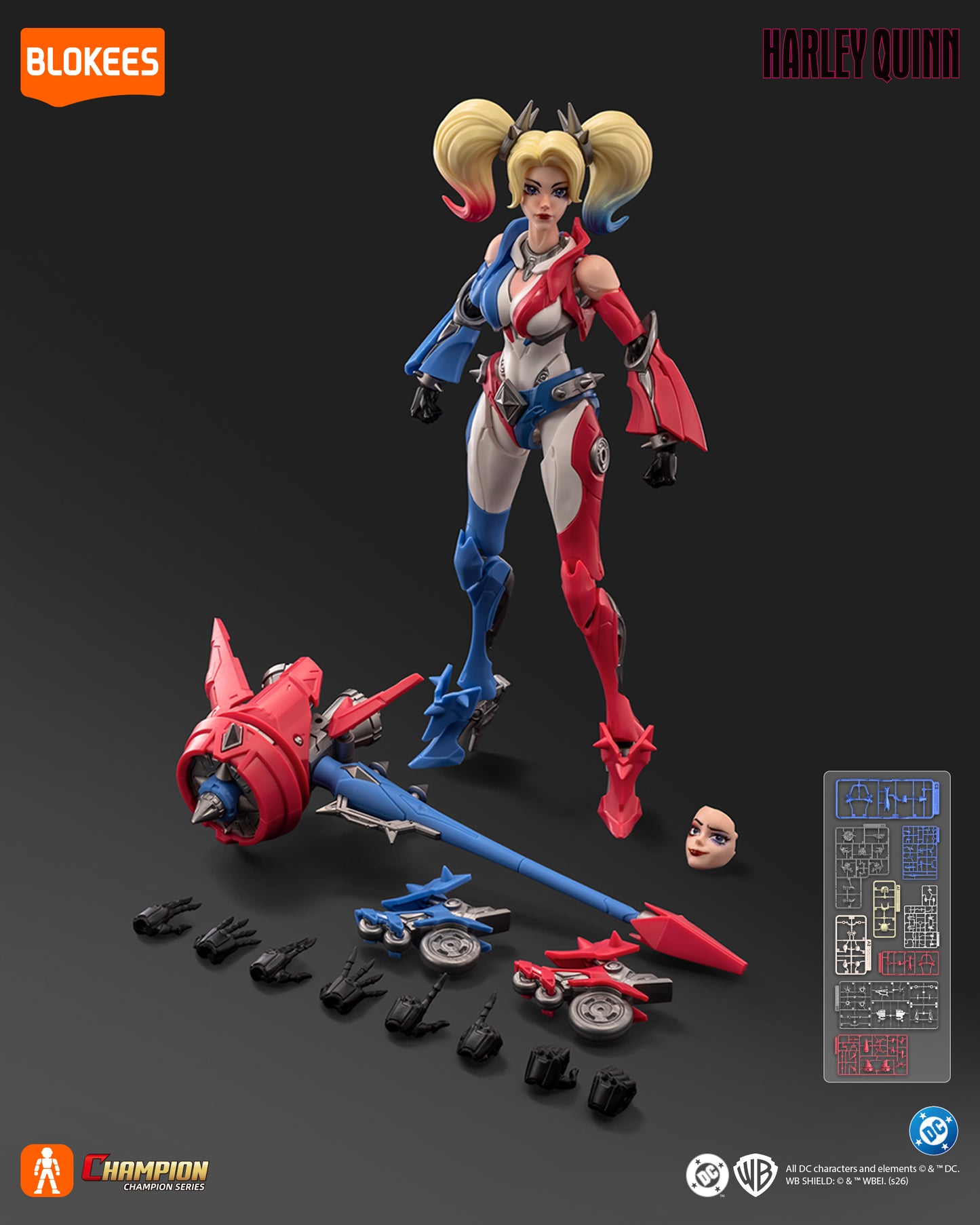 Blokees モデルキット DCチャンピオンクラス04 ハーレイ・クイン【予約商品】