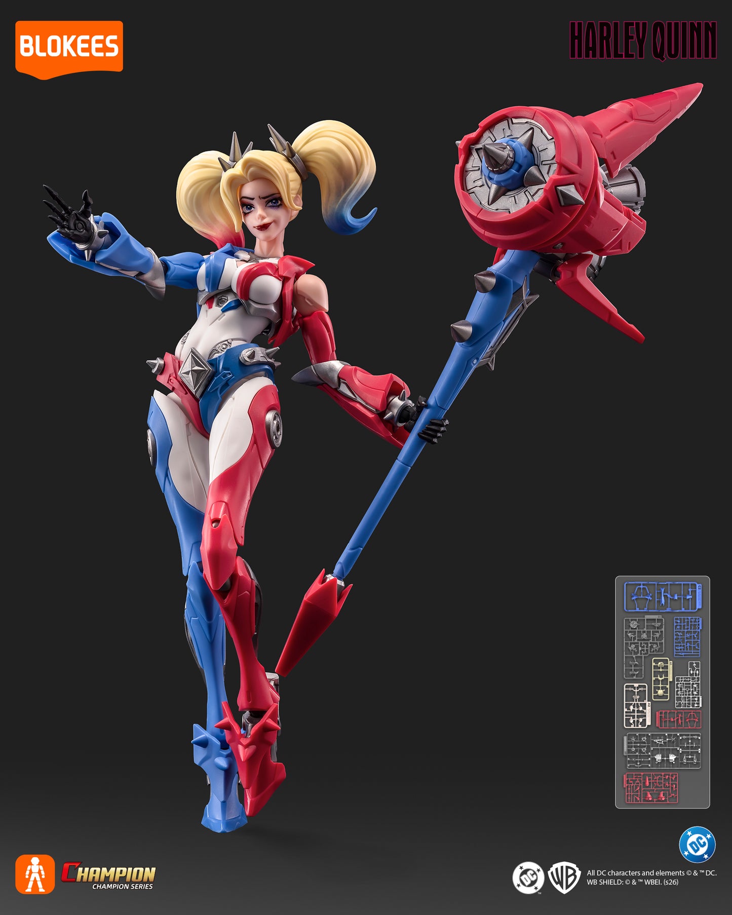 Blokees モデルキット DCチャンピオンクラス04 ハーレイ・クイン【予約商品】