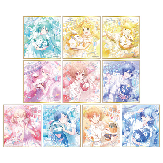 【Box/10】プロジェクトセカイ カラフルステージ! feat.初音ミク Anniversary/Birthdayイラスト2024-2025 ミニ色紙コレクション A バーチャル・シンガー&Vivid BAD SQUAD【予約商品】