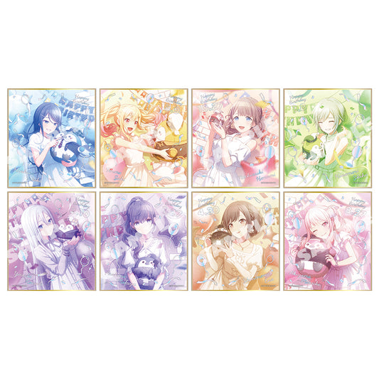 【Box/8】プロジェクトセカイ カラフルステージ! feat.初音ミク Anniversary/Birthdayイラスト2024-2025 ミニ色紙コレクション B Leo/need&25時、ナイトコードで。【予約商品】