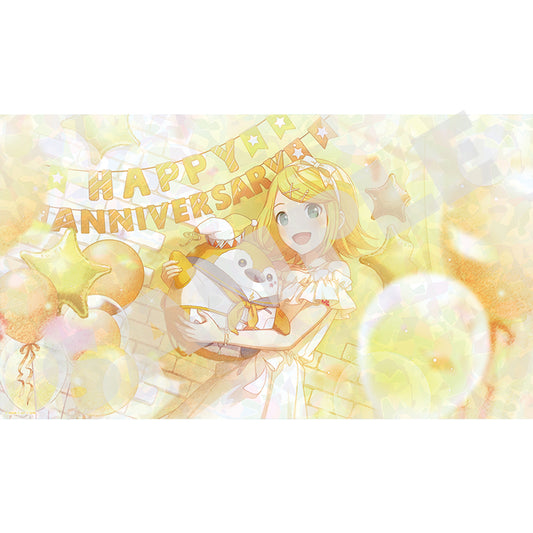 プロジェクトセカイ カラフルステージ! feat. 初音ミク Anniversary/Birthdayイラスト2024-2025 ポスター 鏡音リン【予約商品】