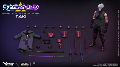 VTOYS×BMS×CF Cyberpunk(サイバーパンク)シリーズ 侍 緋色の破暁 1/12スケール可動フィギュア【予約商品】