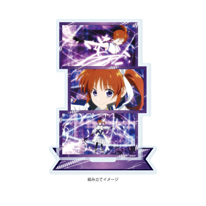 アクリルスタンドプレート 魔法少女リリカルなのは EXCEEDS Gun Blaze Vengeance 02 高町なのは(場面写イラスト)【予約商品】