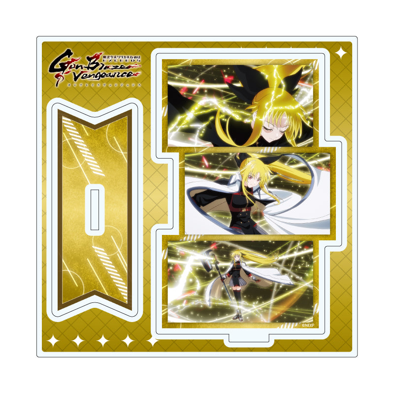 アクリルスタンドプレート 魔法少女リリカルなのは EXCEEDS Gun Blaze Vengeance 03 フェイト・T・ハラオウン(場面写イラスト)【予約商品】