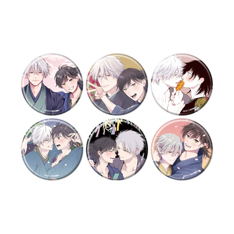 【Box/6】缶バッジ 虎に四目屋 01 公式&描き下ろしイラスト【予約商品】