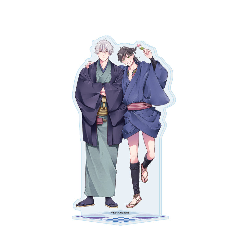 アクリルスタンド 虎に四目屋 01 四目屋宗明&虎 A(描き下ろしイラスト)【予約商品】