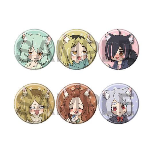 【Box/6】缶バッジ ヤニねこ 02 グラフアートイラスト【予約商品】