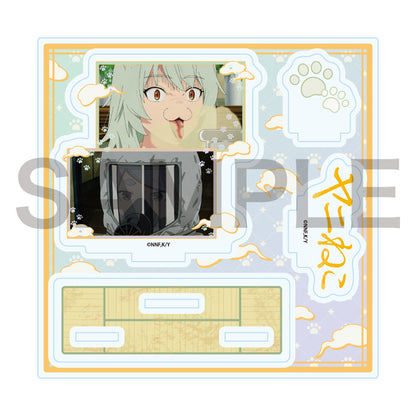 アクリルスタンドプレート ヤニねこ 01 ヤニねこ&妹子(場面写イラスト)【予約商品】