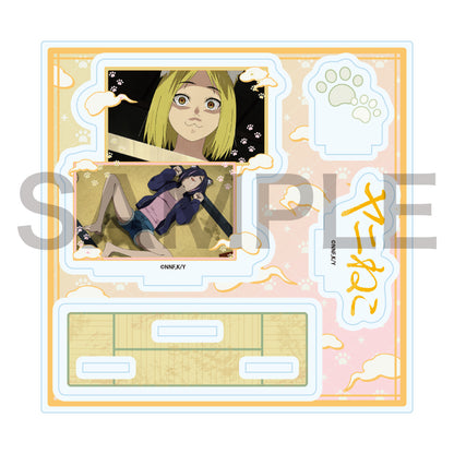 アクリルスタンドプレート ヤニねこ 02 ヤクねこ&ハメねこ(場面写イラスト)【予約商品】
