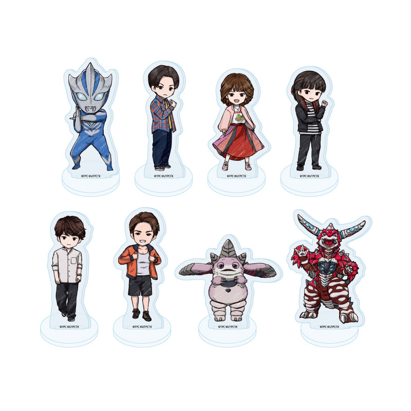 【Box/8】アクリルぷちスタンド ウルトラマンテオ 01 グラフアートイラスト【予約商品】
