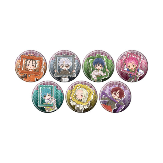 【Box/7】缶バッジ カリスマ 08 額縁Ver.(グラフアートイラスト)【予約商品】