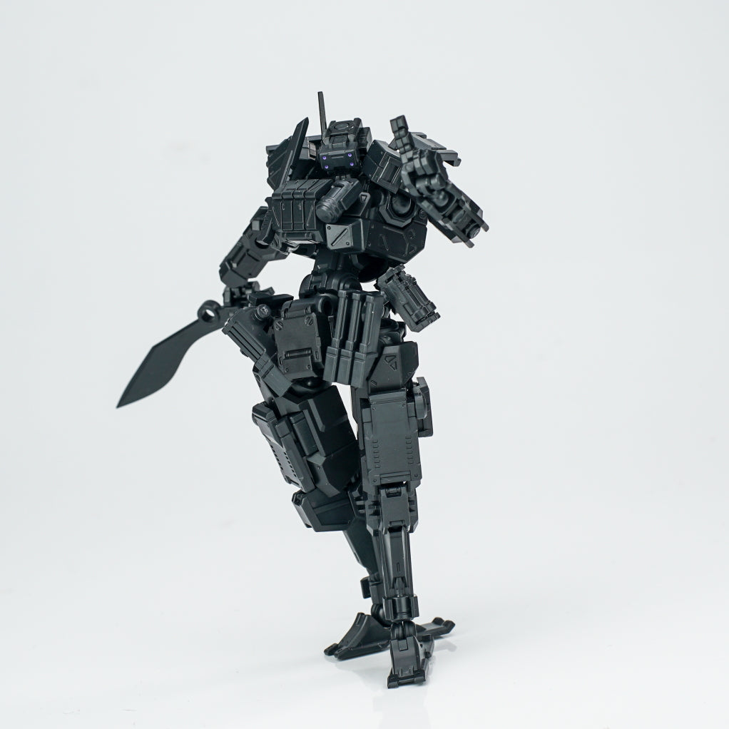 SHEIK MAINLAND 3 min project(スリーミニッツプロジェクト)シリーズ FENRIR(フェンリル)突撃型 1/18スケールプラスチックモデルキット(ブラック)【予約商品】