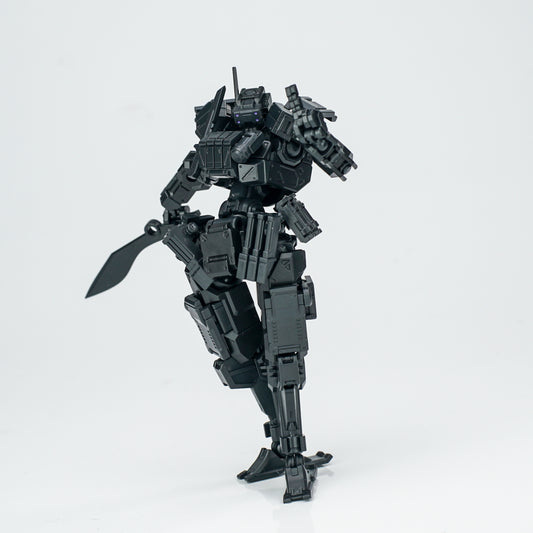 SHEIK MAINLAND 3 min project(スリーミニッツプロジェクト)シリーズ FENRIR(フェンリル)突撃型 1/18スケールプラスチックモデルキット(ブラック)【予約商品】