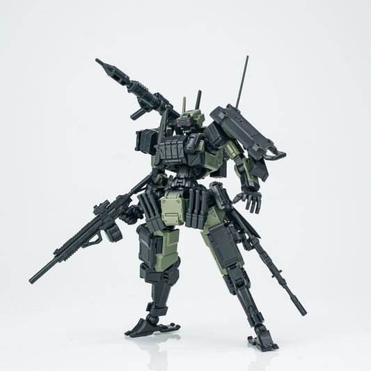 SHEIK MAINLAND 3 min project(スリーミニッツプロジェクト)シリーズ FENRIR(フェンリル)突撃型 1/18スケールプラスチックモデルキット(グリーン)【予約商品】