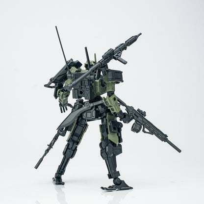 SHEIK MAINLAND 3 min project(スリーミニッツプロジェクト)シリーズ FENRIR(フェンリル)突撃型 1/18スケールプラスチックモデルキット(グリーン)【予約商品】
