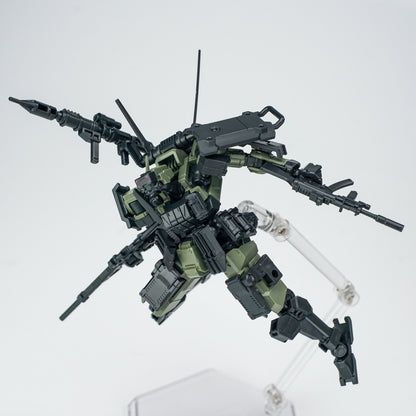 SHEIK MAINLAND 3 min project(スリーミニッツプロジェクト)シリーズ FENRIR(フェンリル)突撃型 1/18スケールプラスチックモデルキット(グリーン)【予約商品】