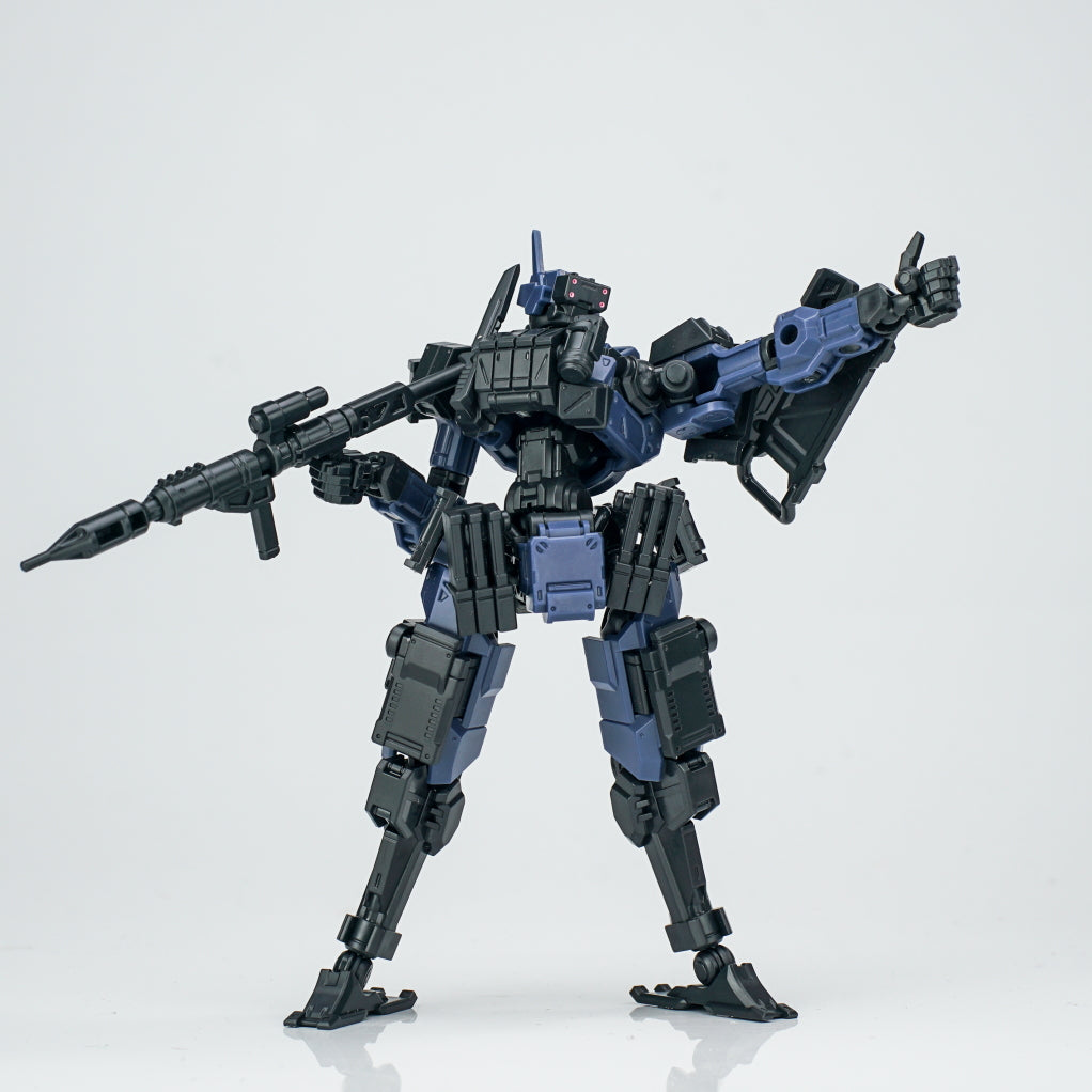 SHEIK MAINLAND 3 min project(スリーミニッツプロジェクト)シリーズ FENRIR(フェンリル)突撃型 1/18スケールプラスチックモデルキット(ブルー)【予約商品】